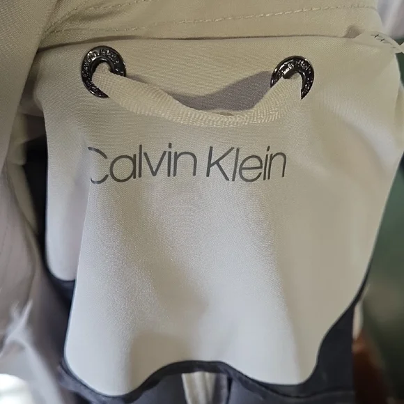 Calvin Klein Beige Trench Coat Size XXL - Picture 9 of 9